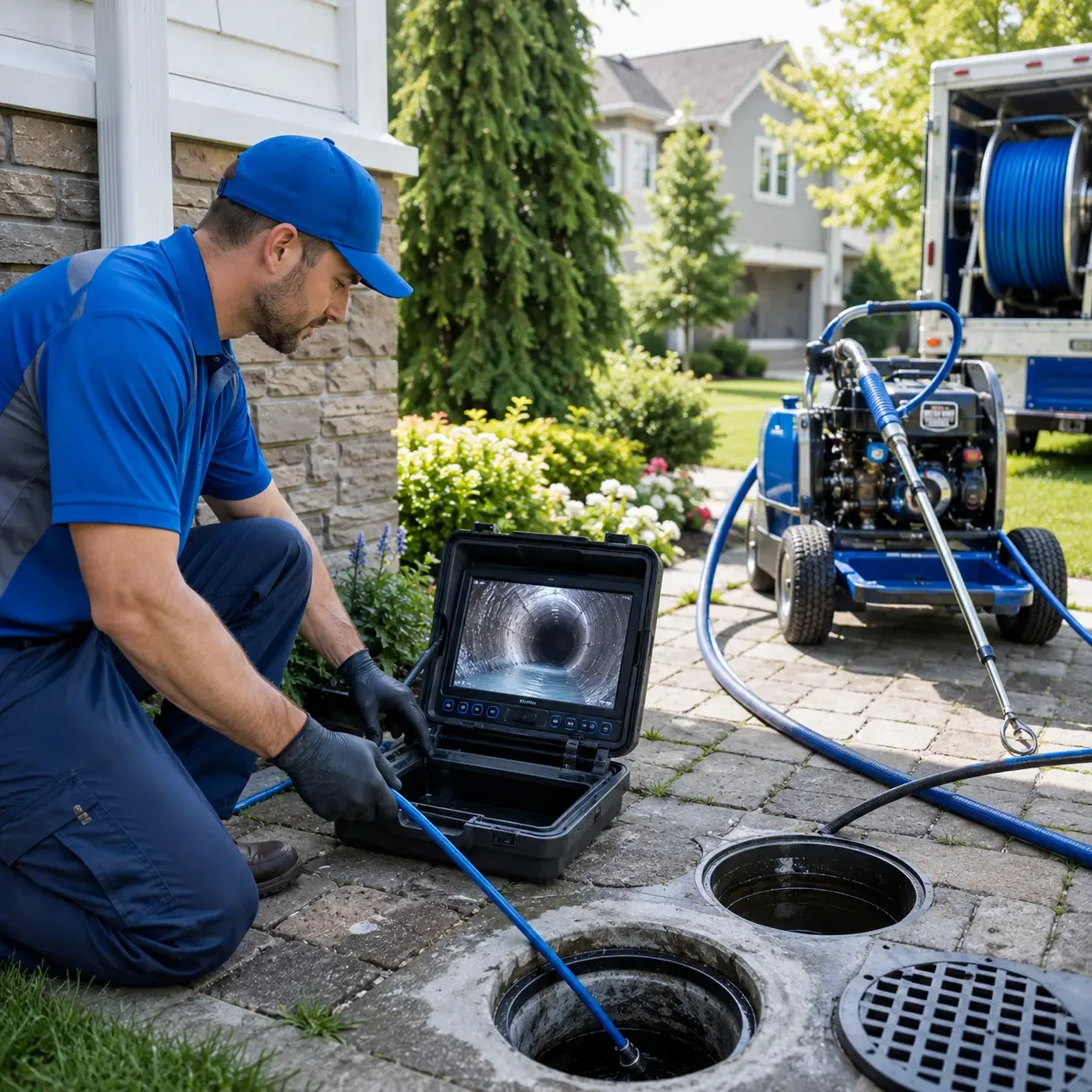 Outdoor drain cleaning professionals serving Bushnell, IL