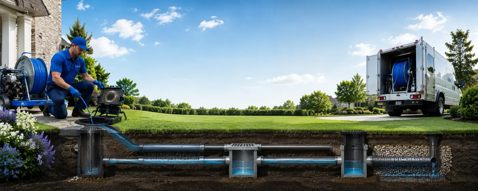 Outdoor drain cleaning information for Bushnell, IL